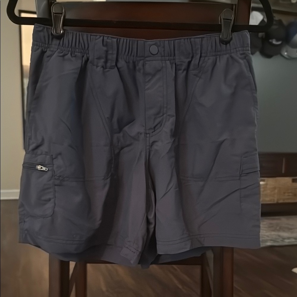 Columbia Blue Cargo Shorts Lightweight